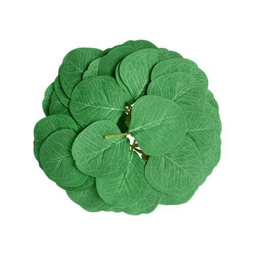 50pcs Artificial Eucalyptus Leaves7cm Silk & Plastic