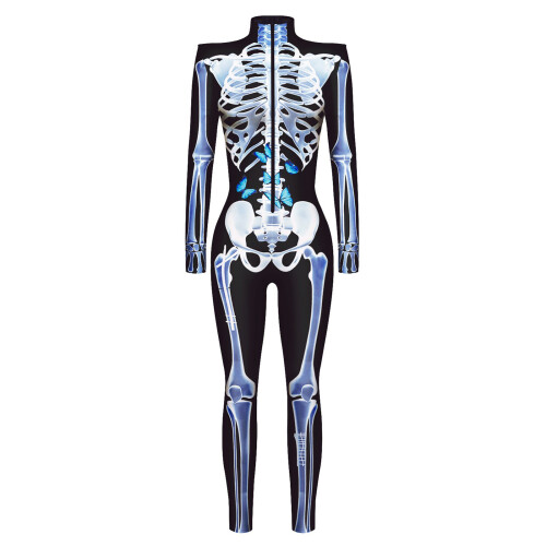3D kostlivec Cosplay Body Polyester S–XL