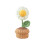 Ghiveci de flori artificiale croșetat manual, 4-5cm x 9-11cm 1