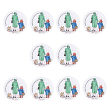 Car Window Stickers10x10cm10-Pack