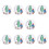 Car Window Stickers10x10cm10-Pack 1
