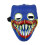 LED-glødmaske 17 x 23 cm plast med 4 lysmoduser 1