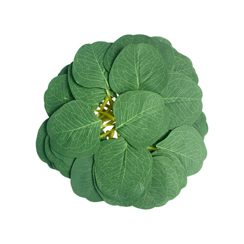 Frunze artificiale de eucalipt, pachet de 50, 7 cm, mătase și plastic
