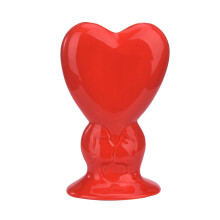 Heart-Shaped Ceramic Flower Vase12.5x22.5x14cm