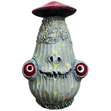 Resin Mushroom Ornament for Fairy Garden7–8x6–8x