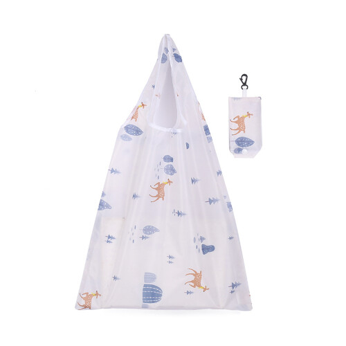 Faltbare Einkaufstasche aus Polyester, 38 x 58 cm, mehrfarbig