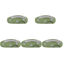 5Pcs Durable Aluminum Alloy Key Folder Key Organizer with Clip Green