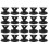 20Pcs Black Plastic Light Bulb Changers for Home Easy High Ceiling Use 1