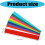 Bright Colored Pre Assembled Paper Chains for-Purp  red 4