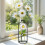 Ensemble élégant de 4 vases en acrylique 3D avec un design-6 5