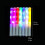 10 10Pcs LED Glowing Stick Exciting Party Accessories Random 3