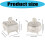 Practical Alloy Seasoning Canister Builts In Spoon-Square 2