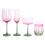 Stylish Flower Vertical Goblet Elegant Gradient-cocktail glass 2
