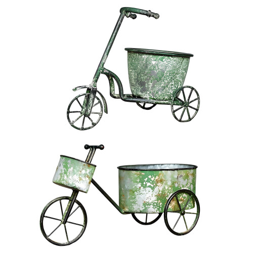 Decorative Creative Retro Iron Flower Pot Convenient Metal-B 1