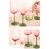 Stylish Flower Vertical Goblet Elegant Gradient-cocktail glass 5