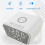 Alarm Clock 15W Intelligent Wireless Charger LED Digital Clock Black 5