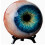 Realistic Monsters Eye Decors Gothic Eyeballs Figurines-blue 6