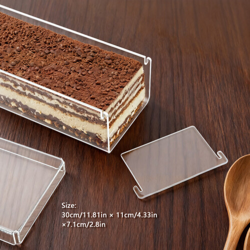 Récipient à dessert rectangulaire polyvalent avec-TXAD1301A 30CM 2