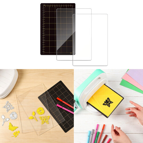 Tapis de découpe en acrylique transparent avec feuille 1