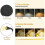 Book lamp, rechargeable clip-on reading lamp, adjustable brightness 2