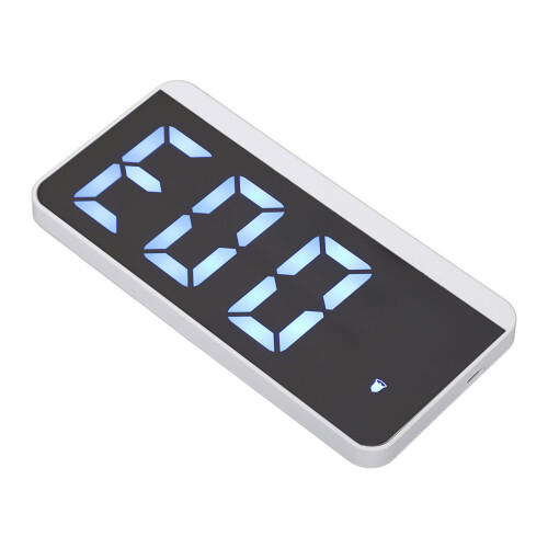 Digital Alarm Clock Voice Control Brightness Adjustment LED Mirror Modern Electronic Desk Clock_0.4 2