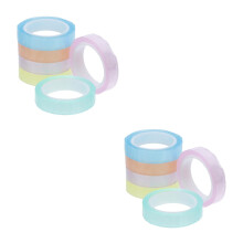 12 Pièces Ruban Balle Plastique Bricolage Décoration Colorée