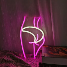 LED Neon Wall Sign - Cold Light, USB/Battery Powered