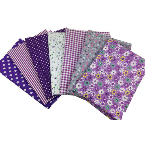 7-Piece Cotton Fat Quarter Bundle for Sewing