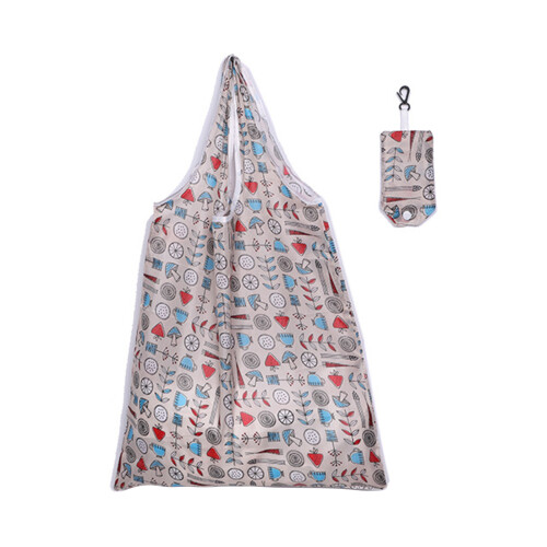 Foldable Polyester Shopping Bag38x58cm Multicolor