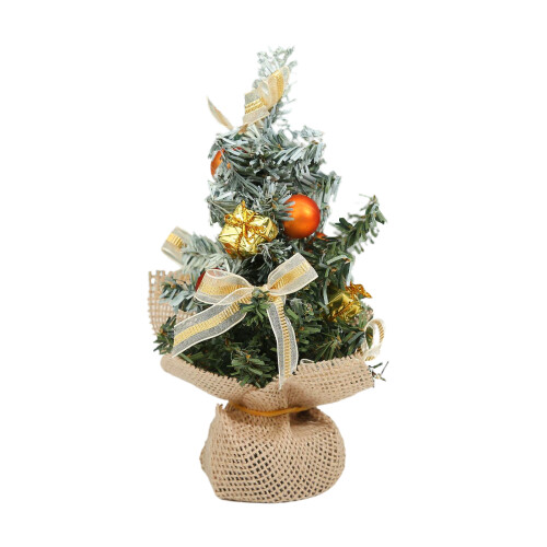 Mini Christmas Tree with Ornaments & Snow20x5cm