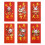 Rabbit Year Red Envelopes90x170mm6-Pack 1