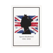 Queen Elizabeth II Portrait Tapestry21x30cm Multicolour
