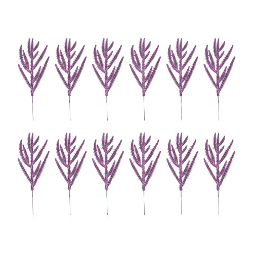 Artificial Pine Picks Gold Pink37x14cm