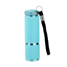 9-leds mini-zaklamp, waterdicht aluminium, 45 lumen