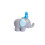 Lucky Elephant Cake Topper Resin5x2.5x5cm 1