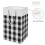 75L Foldable Laundry Hamper with PEVA Coating 1