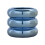 Ceramic Donut Vase13.5cm – White Black Grey Blue Pink 1