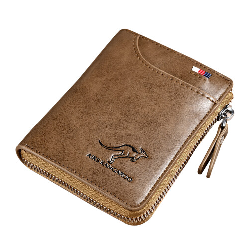 RFID Leather Wallet for Men – Anti-Theft, 14Card Slots, 1