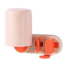 Soporte de pared para cepillos de dientes con vaso