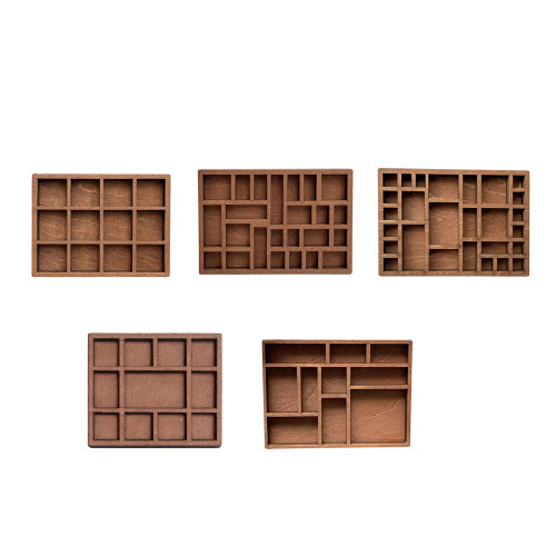 Versatile Wooden Organizers Mineral Collection Storage Box-B 1