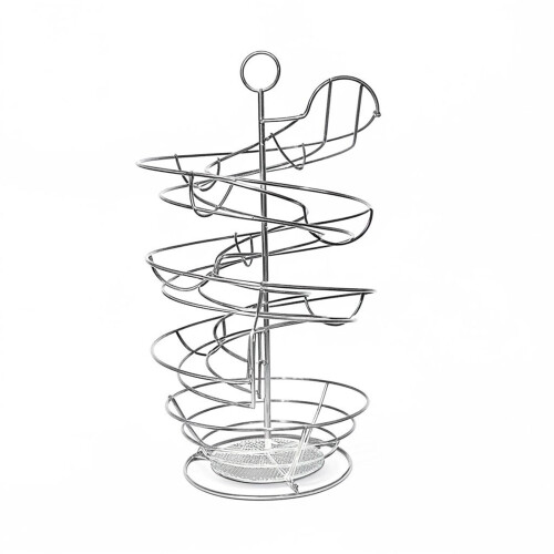 Functional Helical Eggs Rack Adapts to Various Interior-Silver