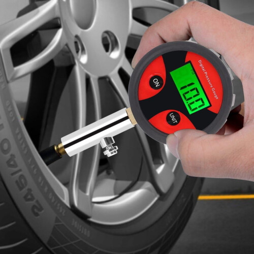 Tire Guardian, ακριβές ψηφιακό μετρητή πίεσης ελαστικών με οπίσθιο φωτισμό LCD και