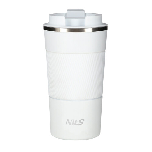 Witte thermische beker - geïsoleerd, inhoud 9 oz