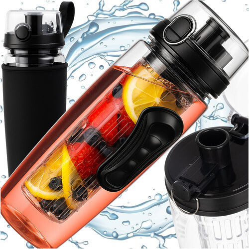 1L waterfles met container 1