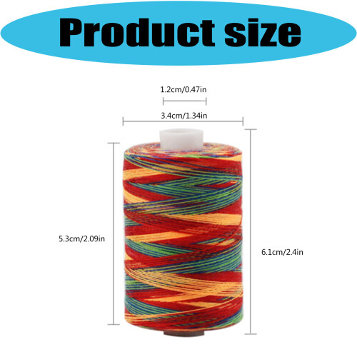 Multipurpose Sewing Machine Thread 8 Assorted Color-2