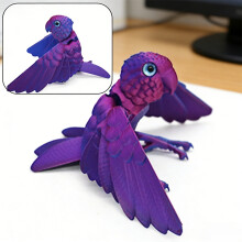3D Printed Parrots Realistic Parrots Statue,3D-Dazzling colors