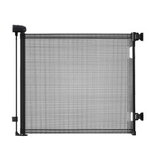 Uitschuifbaar babyhekje 1,4–1,8 m ABS met metalen frame &