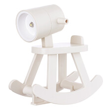 Mini LED Natlampe - Plastik, 10x10x5cm, 3x Knap