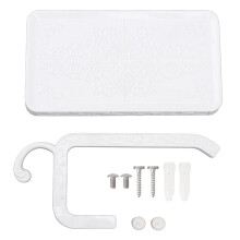 Vintage Weltraum-Toilettenpapierhalter aus Aluminium