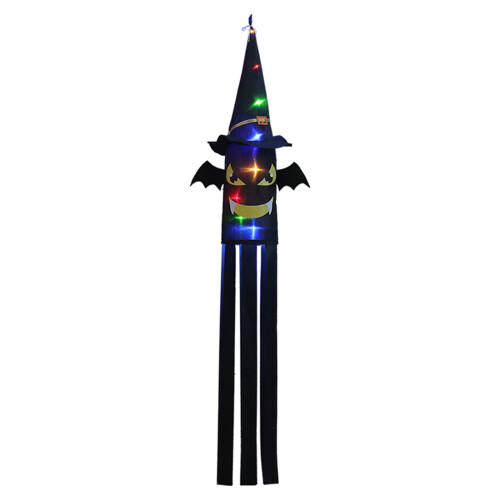Halloween LED Windsock Polyester Pumpkin Skull Bat